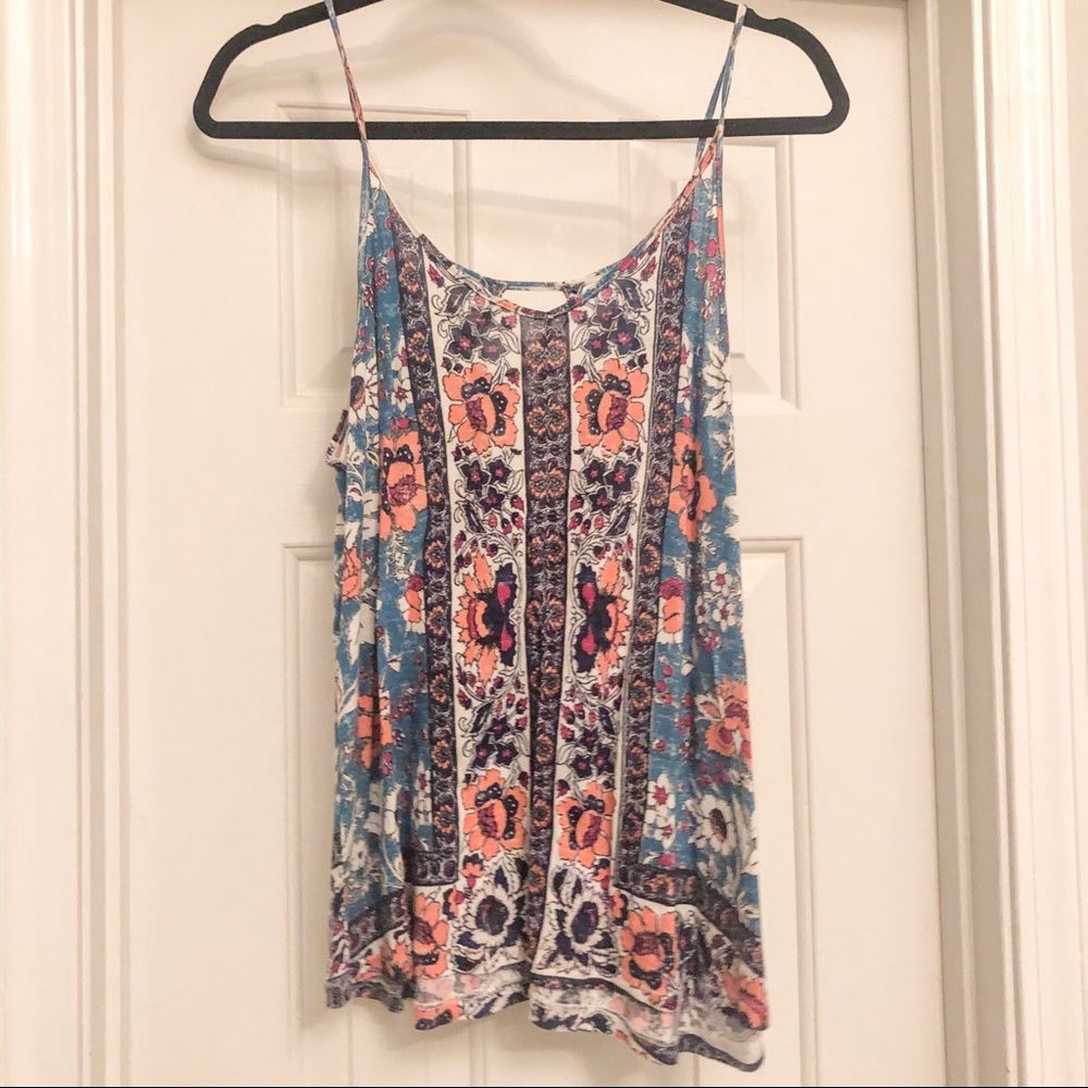 Floral tank top